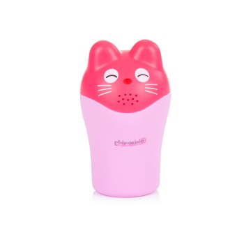 Rinse bath cup "Kitty" pink