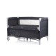 Λίκνο με Πτυσσόμενη Πλευρά - Relax ebony linen 125-65-77 Λίκνο με Πτυσσόμενη Πλευρά - Relax ebony linen 125-65-77