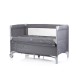 Λίκνο με Πτυσσόμενη Πλευρά - Relax glacier linen 125-65-77