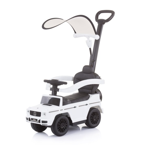 Περπατούρα Αυτοκίνητο με Λαβή - Licensed MERCEDES BENZ G350d white Περπατούρα Αυτοκίνητο με Λαβή - Licensed MERCEDES BENZ G350d white
