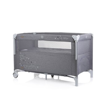 Λίκνο με Πτυσσόμενη Πλευρά - Relax glacier linen 125-65-77