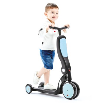 Πατίνι 4 σε 1 σκούτερ/τρίκυκλο/ισορροπία/οδήγηση "ALL RIDE" sky