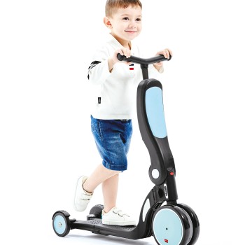 Πατίνι 4 σε 1 σκούτερ/τρίκυκλο/ισορροπία/οδήγηση "ALL RIDE" sky