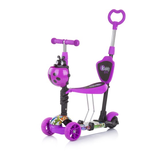 Πατίνι Παιδικό - scooter Kiddy Evo w/ handle purple graffiti