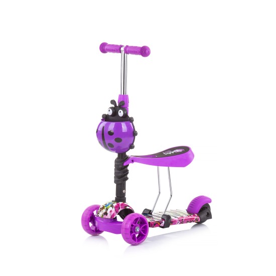 Πατίνι Παιδικό - scooter Kiddy Evo w/ handle purple graffiti
