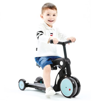 Πατίνι 4 σε 1 σκούτερ/τρίκυκλο/ισορροπία/οδήγηση "ALL RIDE" sky