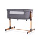 Λίκνο Μωρού με Πτυσσόμενη Πλευρά - 97-72-83 - “Mommy n Me graphite/wood Λίκνο Μωρού με Πτυσσόμενη Πλευρά - 97-72-83 - “Mommy n Me graphite/wood