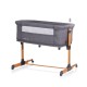 Λίκνο Μωρού με Πτυσσόμενη Πλευρά - 97-72-83 - “Mommy n Me graphite/wood Λίκνο Μωρού με Πτυσσόμενη Πλευρά - 97-72-83 - “Mommy n Me graphite/wood