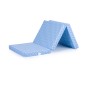 Foldable mattress 60/120/6 blue bubbles