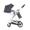 Καρότσι 3 σε 1 Electra white frame - silver