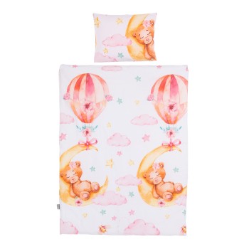 Beding set 5 pc. /Sheet, pillow case, pillow, duvet and duvet cover/sleeping bear