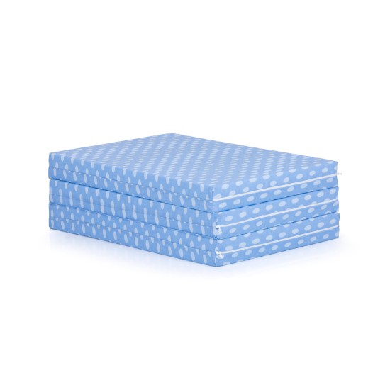 Foldable mattress 60/120/6 blue bubbles Foldable mattress 60/120/6 blue bubbles