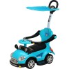 Ride on car with handle and canopy Super Car blue