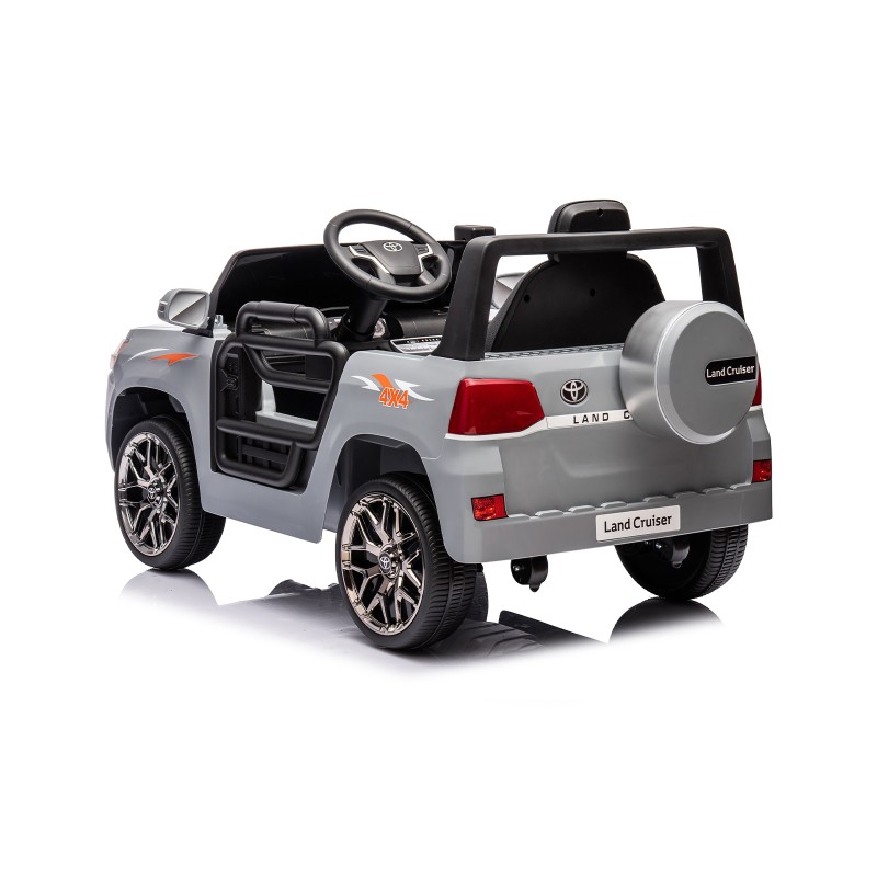 Ηλεκτροκίνητο Παιδικό Αυτοκίνητο - SUV Toyota Land Cruiser grey