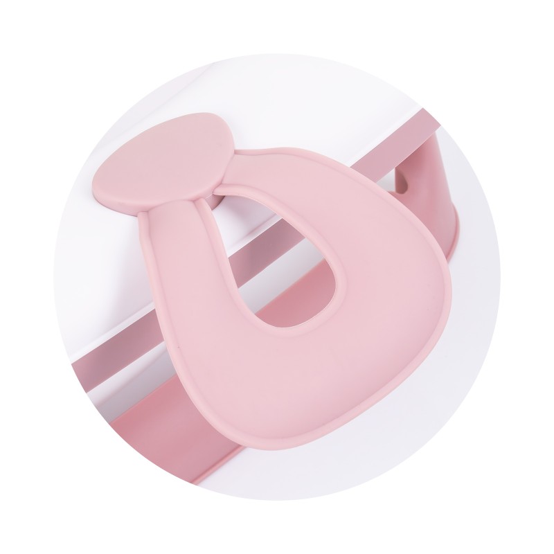 Μπανιέρα Μωρού Πτυσσόμενη Coral με Θερμόμετρο (87cm) - pink