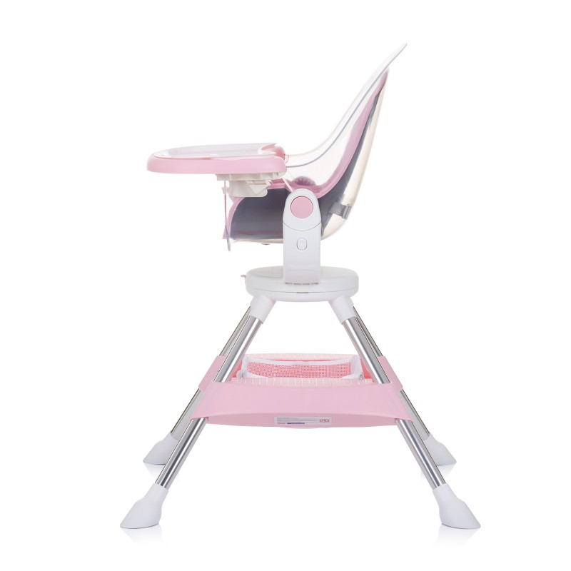 Περιστρεφόμενο Καρεκλάκι Φαγητού - Chipolino - Vision Rose Water