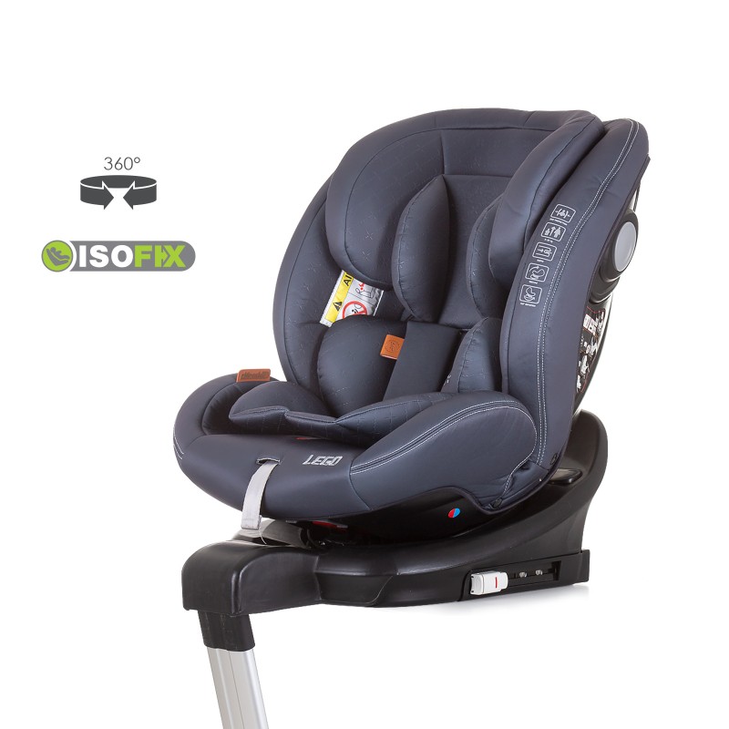 Κάθισμα Αυτοκινήτου 0-36 kg-ISOFIX - 360 - Lego graphite