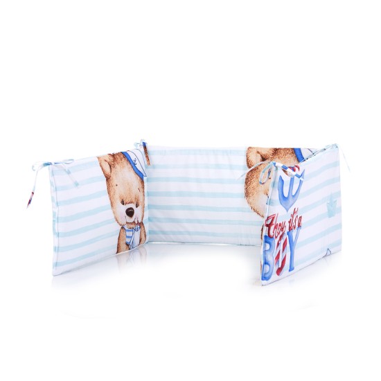 Bed bumpers 30/180 cm sailor bear