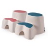 Platform and stool BabyUp2 coral