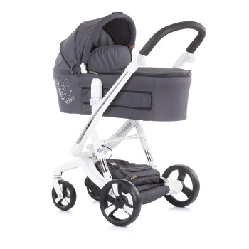 Καρότσι 3 σε 1 "Electra" white frame - silver