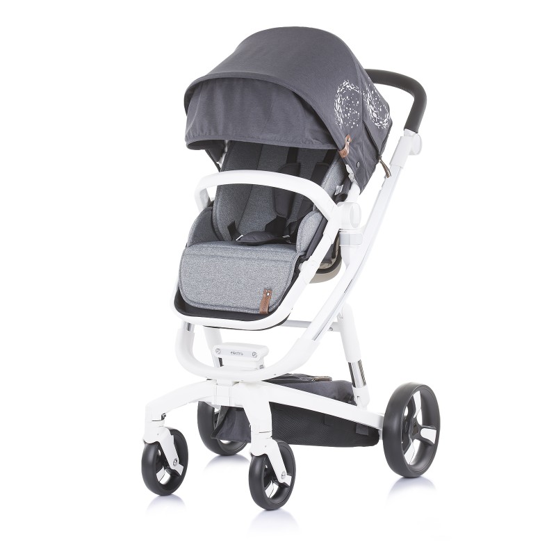Καρότσι 3 σε 1 Electra white frame - silver
