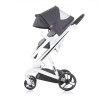 Καρότσι 3 σε 1 Electra white frame - silver