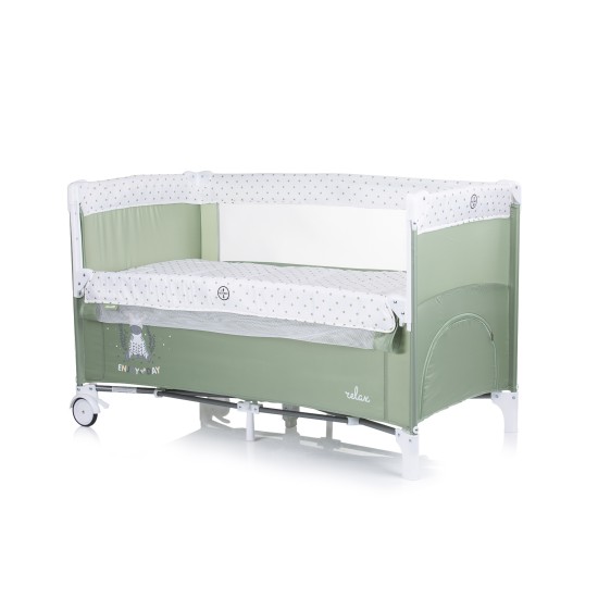 Λίκνο με Πτυσσόμενη Πλευρά - Relax aloe 125-65-77 Λίκνο με Πτυσσόμενη Πλευρά - Relax aloe 125-65-77