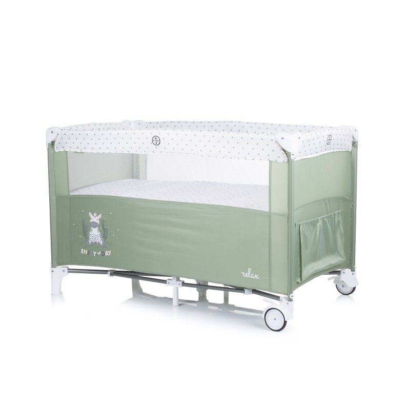 Λίκνο με Πτυσσόμενη Πλευρά - Relax aloe 125-65-77