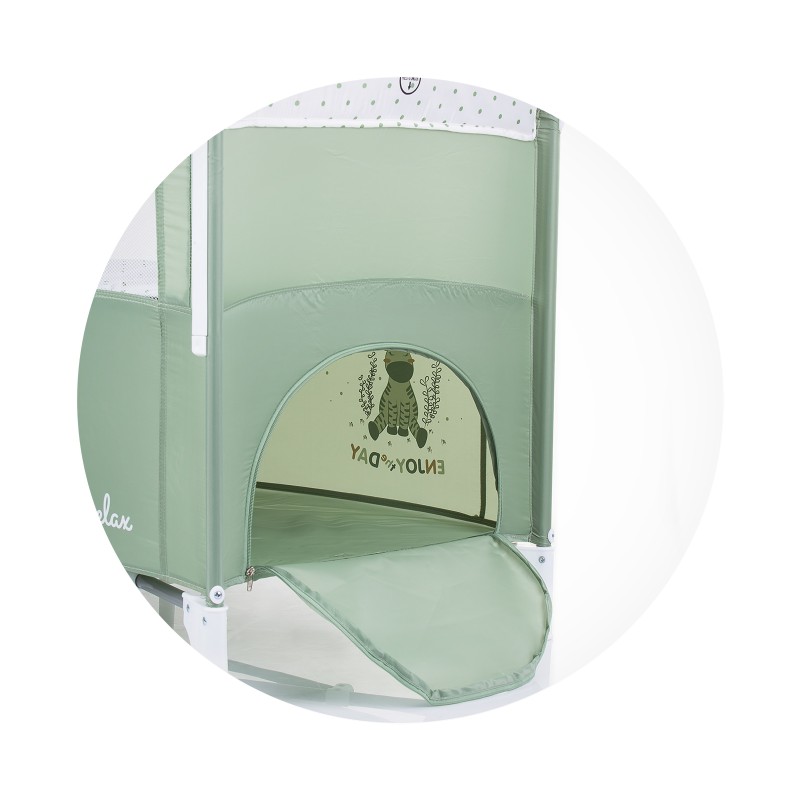 Λίκνο με Πτυσσόμενη Πλευρά - Relax aloe 125-65-77