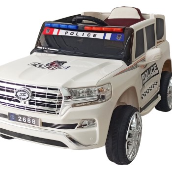Ηλεκτροκίνητο Παιδικό Αστυνομικό Αυτοκίνητο -6V- SUV POLICE  white
