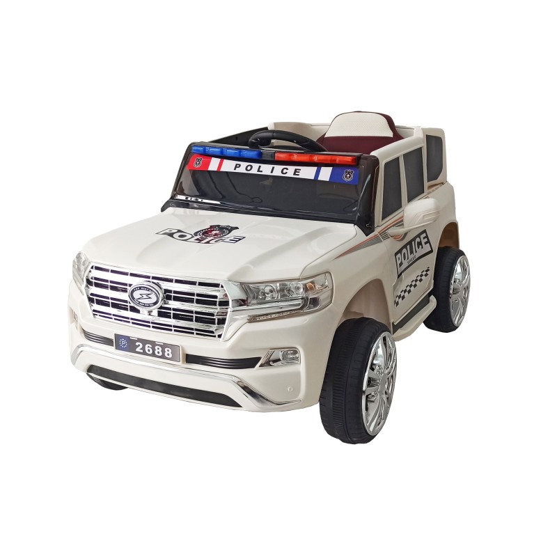 Ηλεκτροκίνητο Παιδικό Αστυνομικό Αυτοκίνητο -6V- SUV POLICE  white