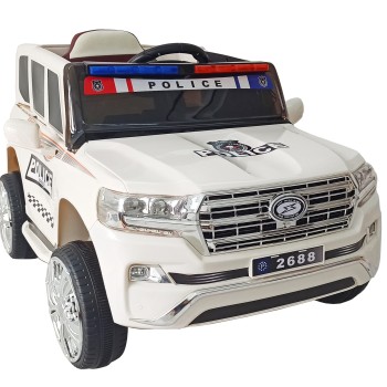 Ηλεκτροκίνητο Παιδικό Αστυνομικό Αυτοκίνητο -6V- SUV POLICE  white