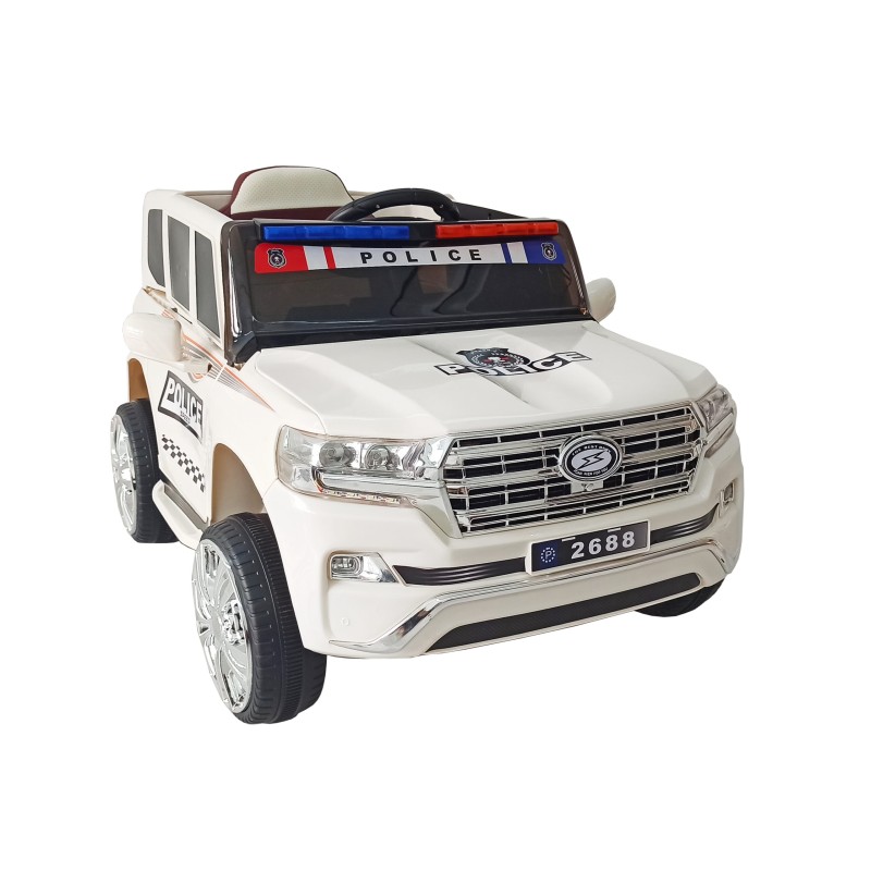 Ηλεκτροκίνητο Παιδικό Αστυνομικό Αυτοκίνητο -6V- SUV POLICE  white