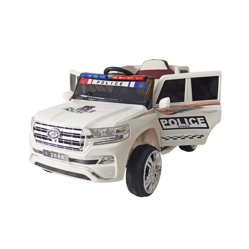 Ηλεκτροκίνητο Παιδικό Αστυνομικό Αυτοκίνητο -6V- SUV POLICE  white