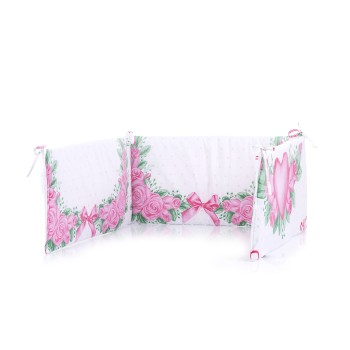 Bed bumpers  30/180 cm rose