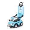 Ride on car with handle and canopy Super Car blue