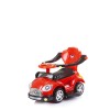 Ride on car with handle and canopy Super Car red
