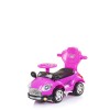 Ride on car with handle and canopy Super Car pink