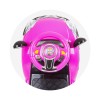 Ride on car with handle and canopy Super Car pink