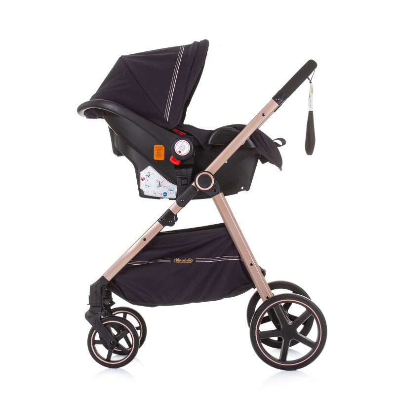 Καρότσι Βρεφικό 0-22 kg MISTY pure black