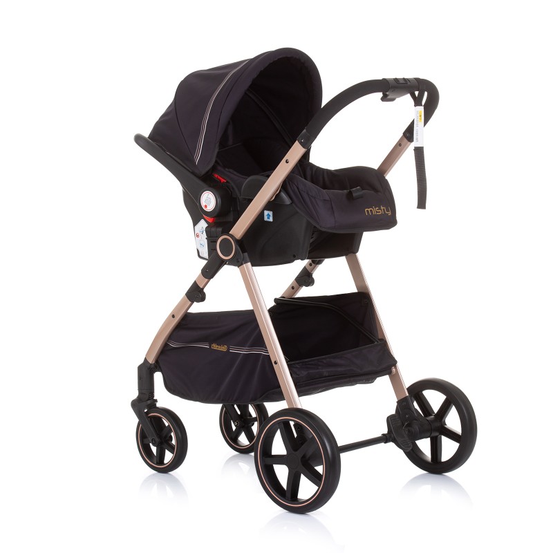 Καρότσι Βρεφικό 0-22 kg MISTY pure black