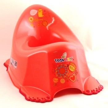 Baby anti-slip potty "Folk" peach