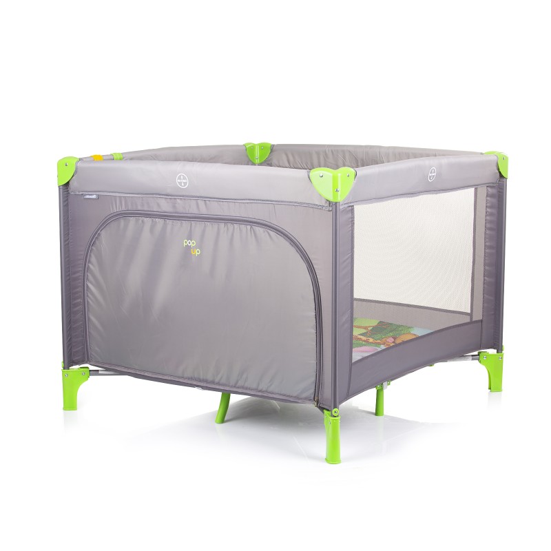 Παρκοκρέβατο Pop Up Jungle grey