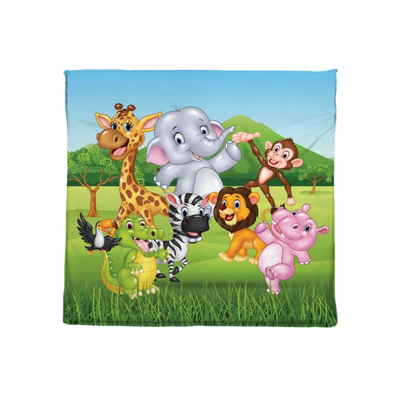 Παρκοκρέβατο Pop Up Jungle grey