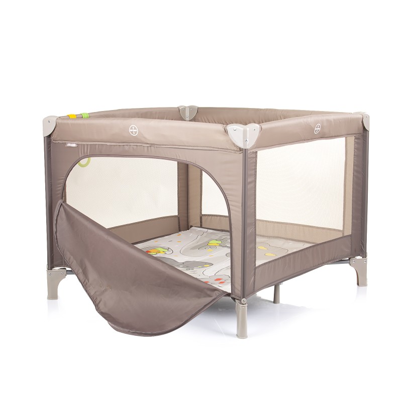 Παρκοκρέβατο Pop Up Dino beige