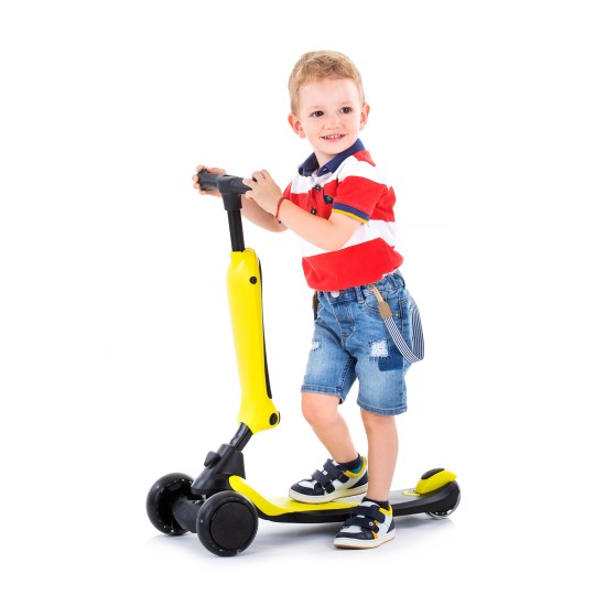 Kids toy 2in1 scooter/ride on X-PRESS yellow Kids toy 2in1 scooter/ride on X-PRESS yellow