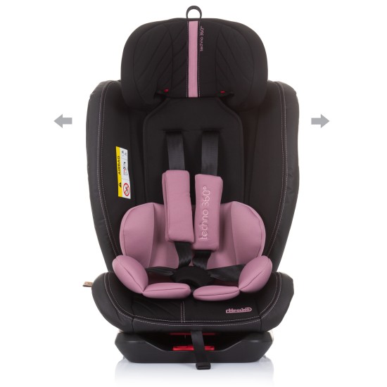 Κάθισμα Αυτοκινήτου - 360 ISOFIX 0+,I,II,III Techno rose water Κάθισμα Αυτοκινήτου - 360 ISOFIX 0+,I,II,III Techno rose water