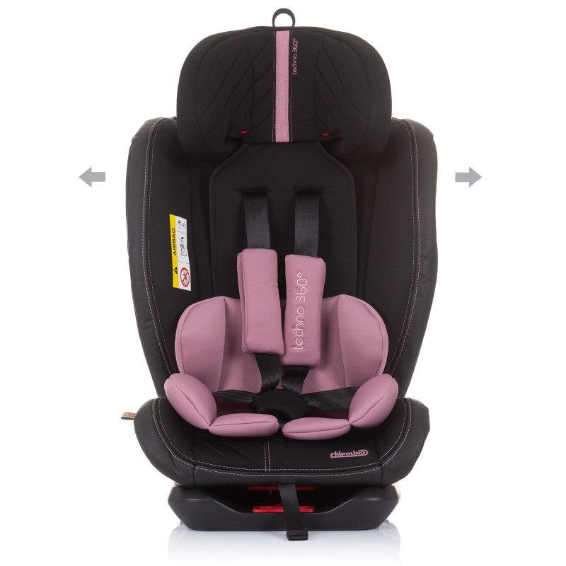 Κάθισμα Αυτοκινήτου - 360 ISOFIX 0+,I,II,III Techno rose water