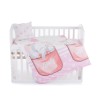 Beding set 5 pc. /Sheet, pillow case, pillow, duvet and duvet cover/ pink elephant