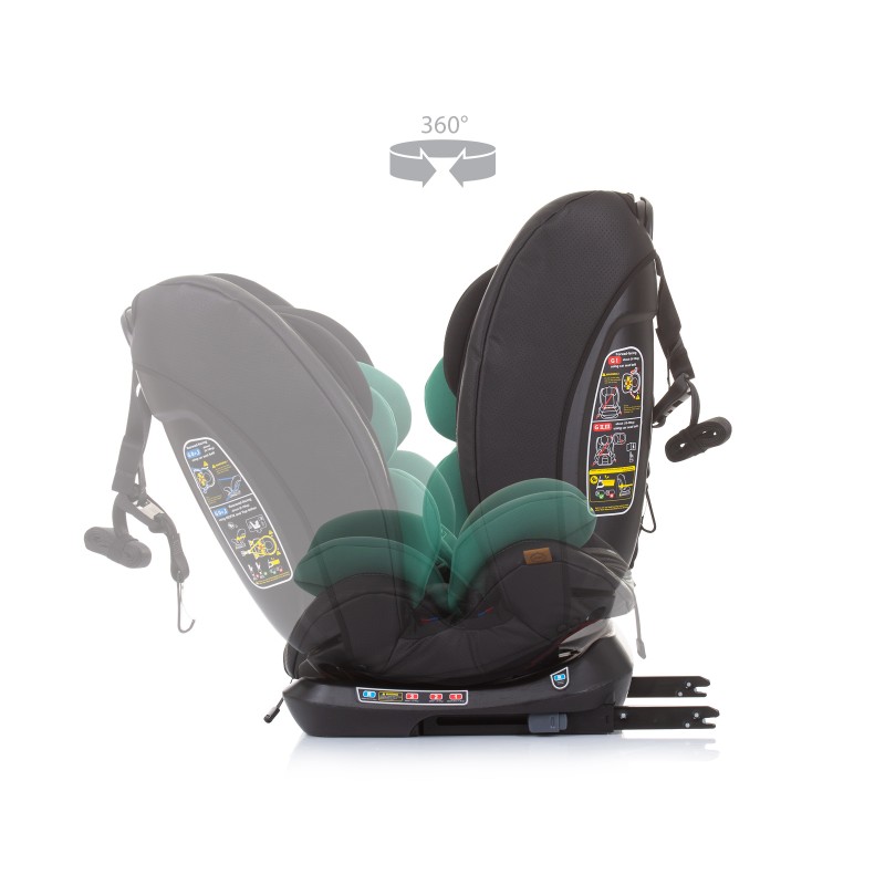 Κάθισμα Αυτοκινήτου - 360 ISOFIX 0+,I,II,III Techno aloe